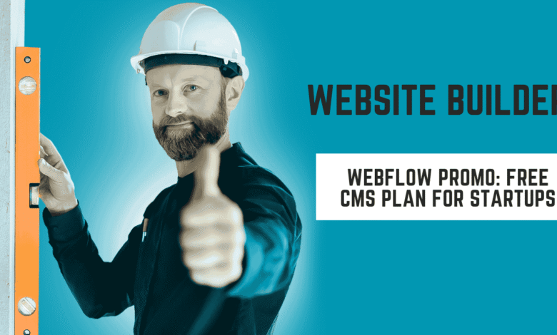 Webflow Promo Free CMS Plan for Startups
